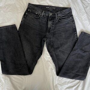 Old Navy Boyfriend Jeans Woman's Straight Leg 32x34 Black